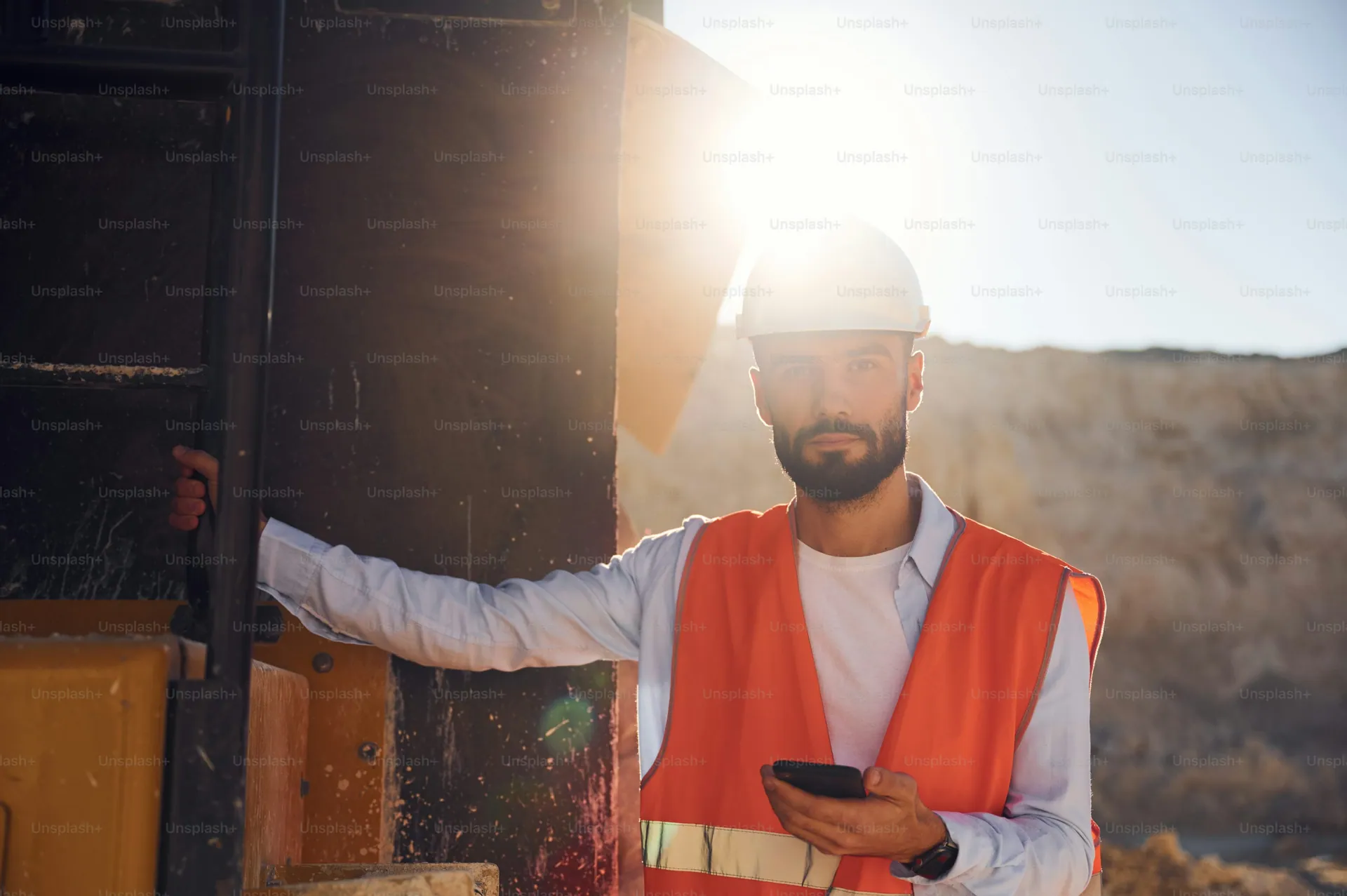 Mammut engineer at a mine site